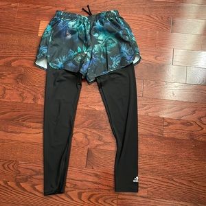 Multi color legging shorts